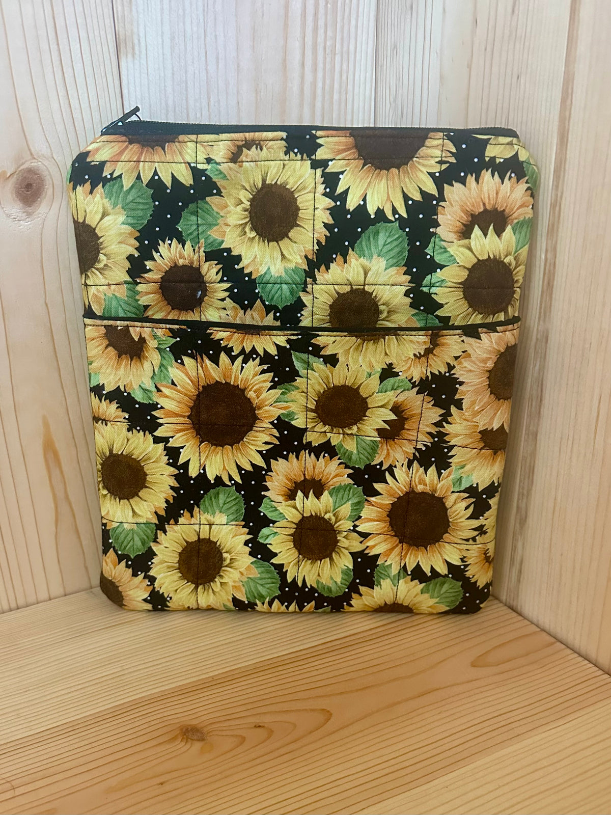 Quilted Kindle & Book Sleeve | Handmade Cotton E-Reader Case