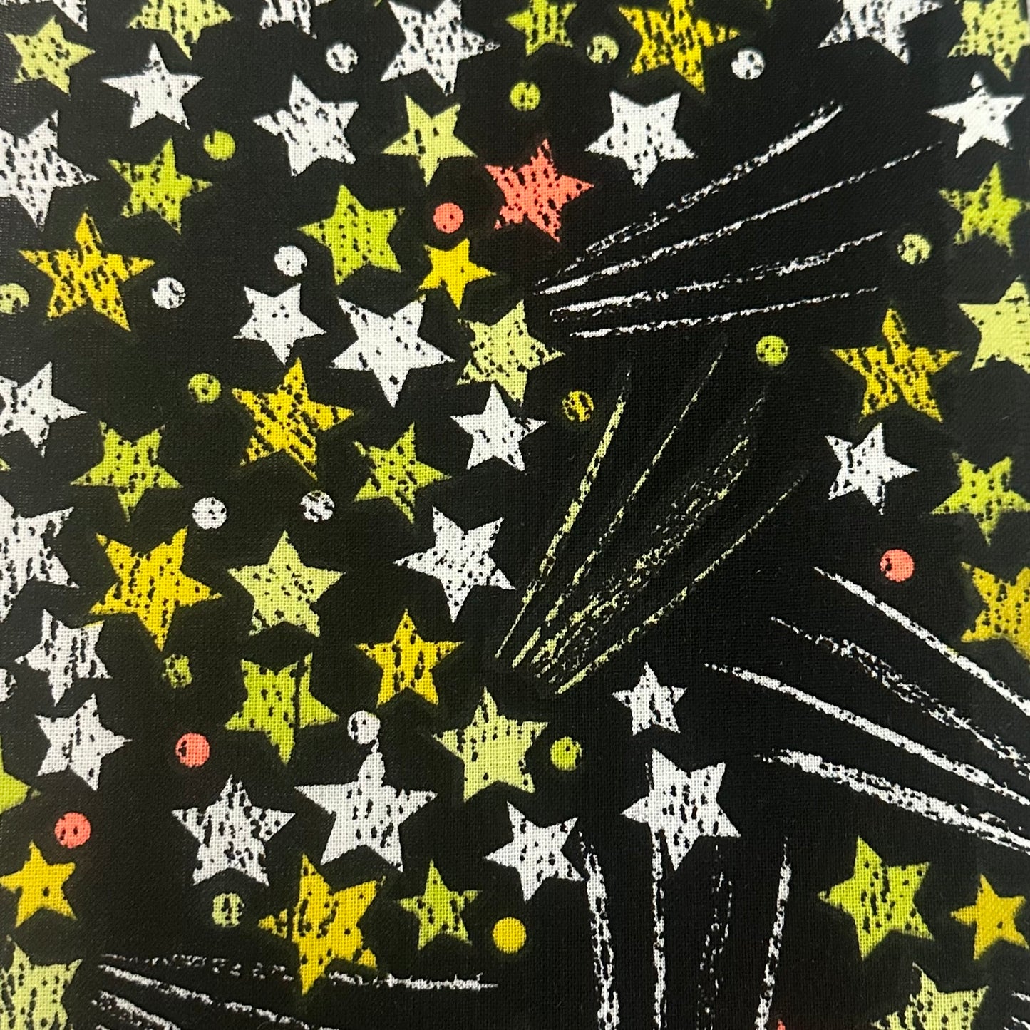 Zippered Pouch - Neon Stars
