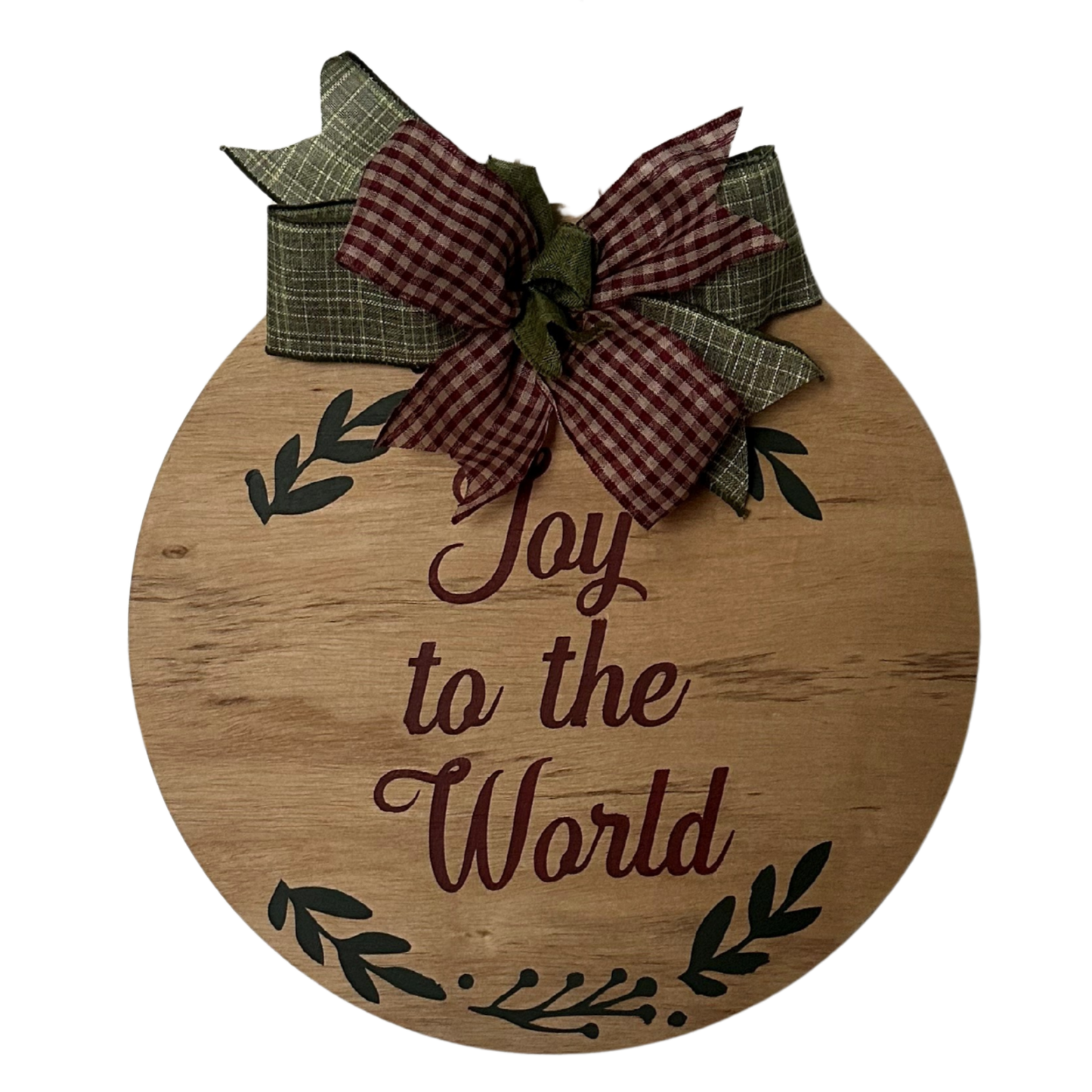 Joy To The World Door Sign