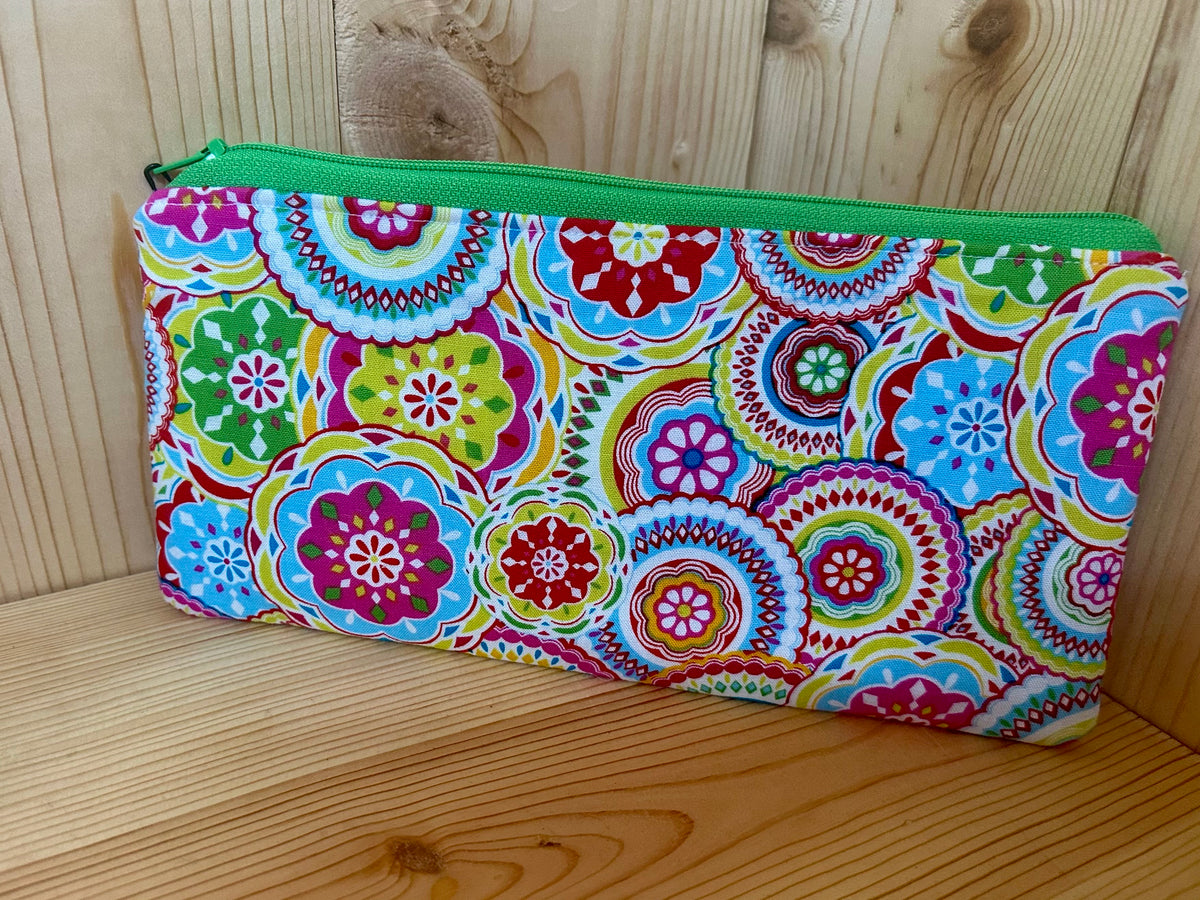 Handmade 100% Cotton Zipper Pouch | Everyday Organizer