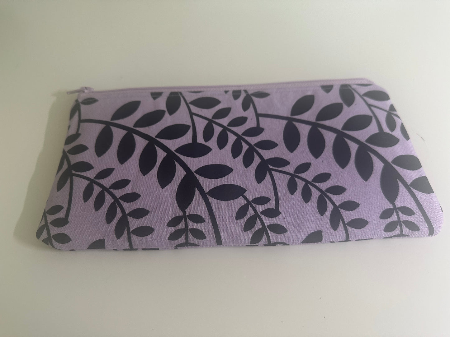 Zippered Pouch - Purple Ivy