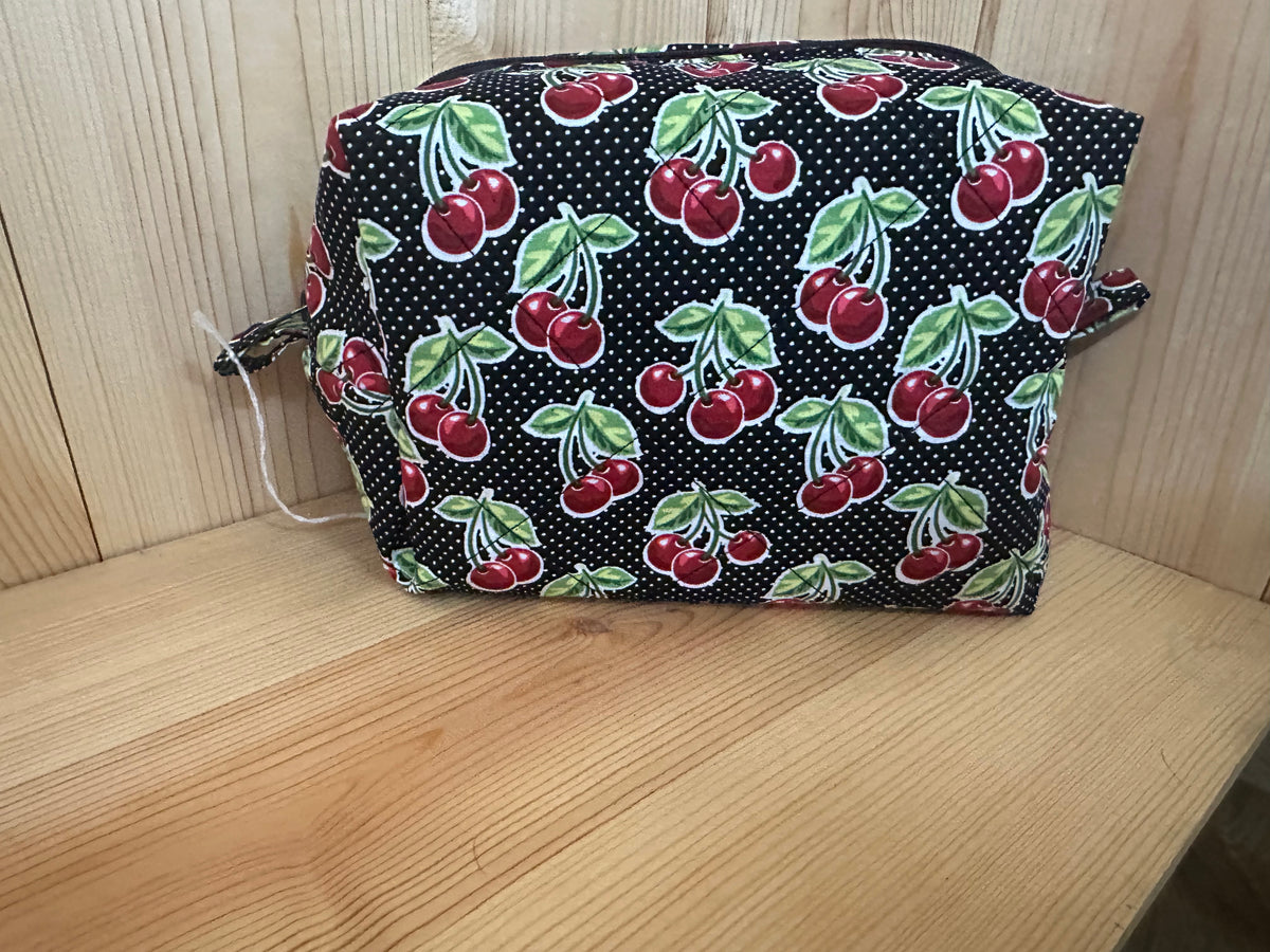 Handmade 100% Cotton Large Boxy Bag | 100% Cotton Zipper Pouch