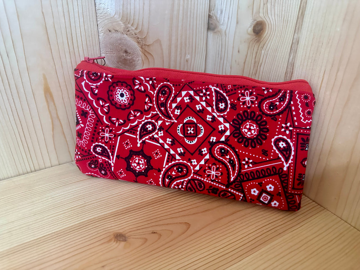 Handmade 100% Cotton Zipper Pouch | Everyday Organizer