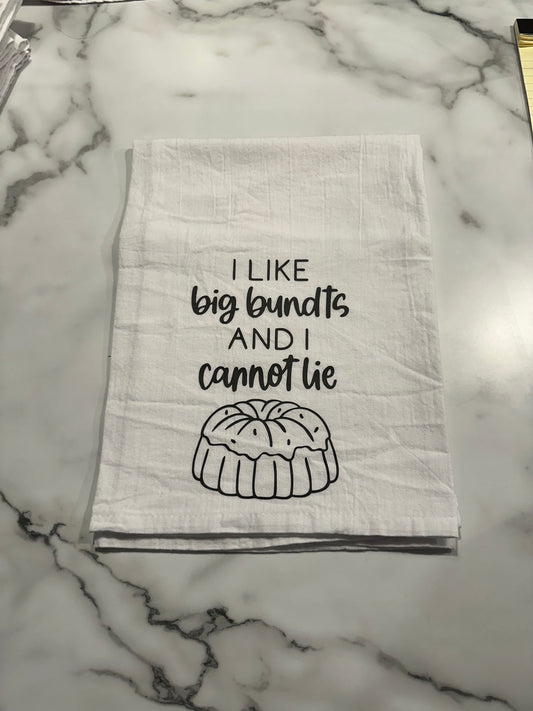 Flour Sack Towel-I Like Big Bundts