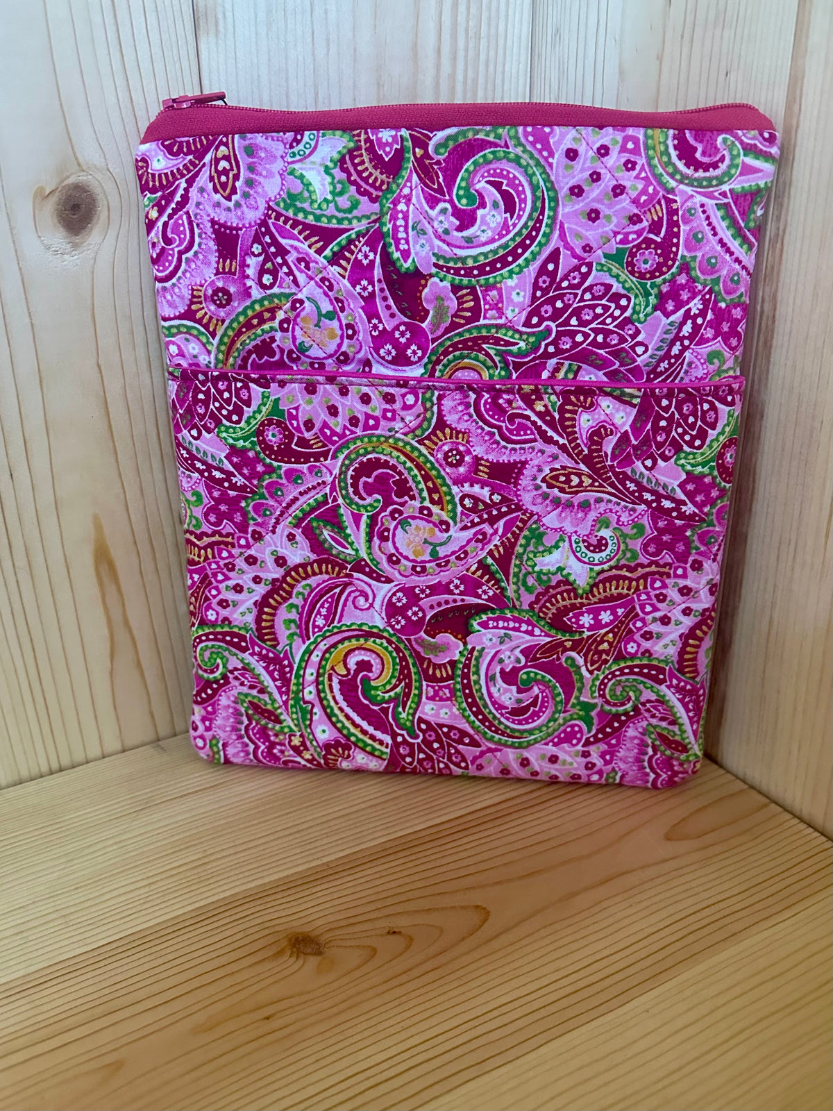 Quilted Kindle & Book Sleeve | Handmade Cotton E-Reader Case