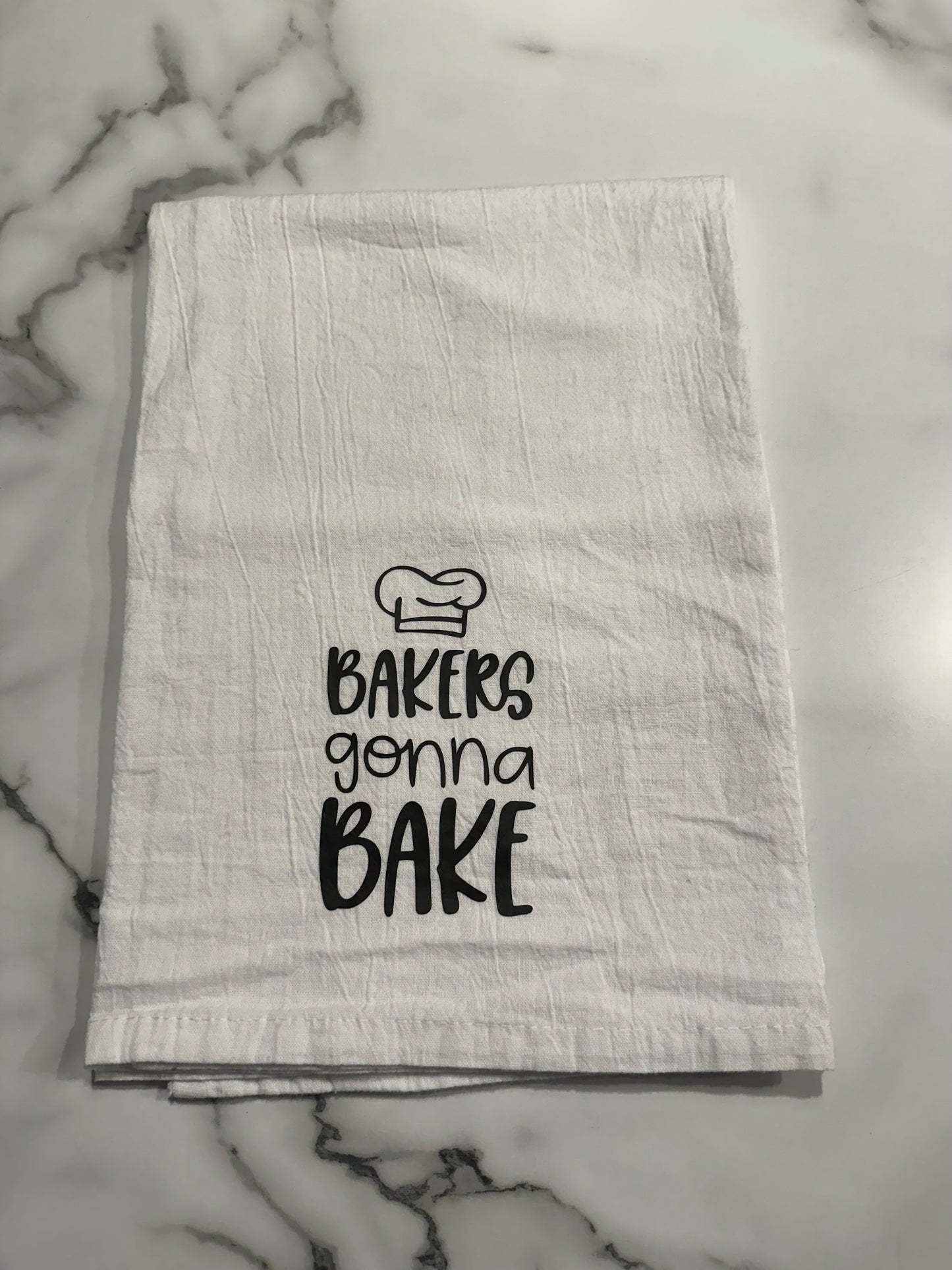 Flour Sack Towel-Bakers Gonna Bake