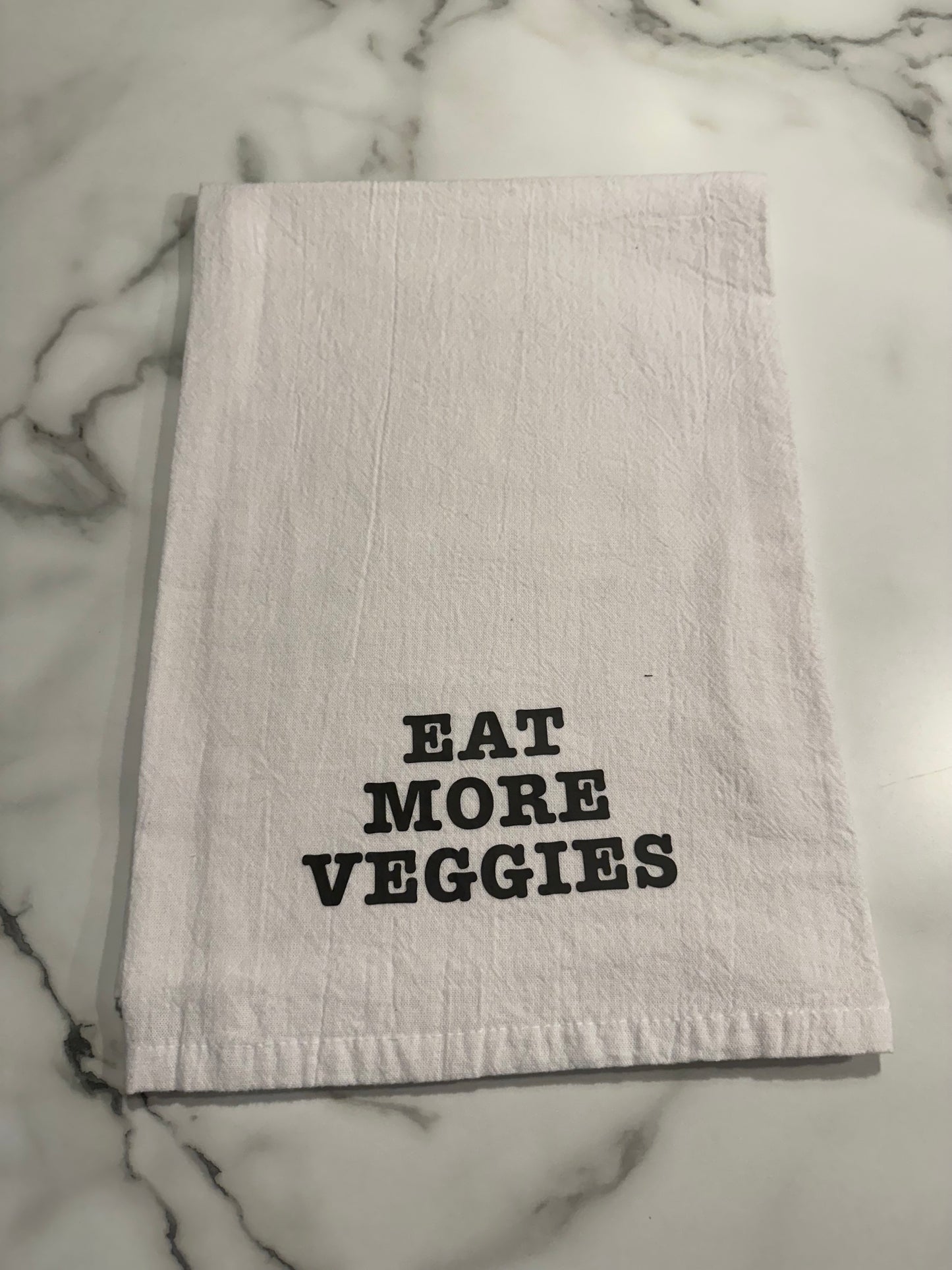 Flour Sack Towel-Eat More Veggies