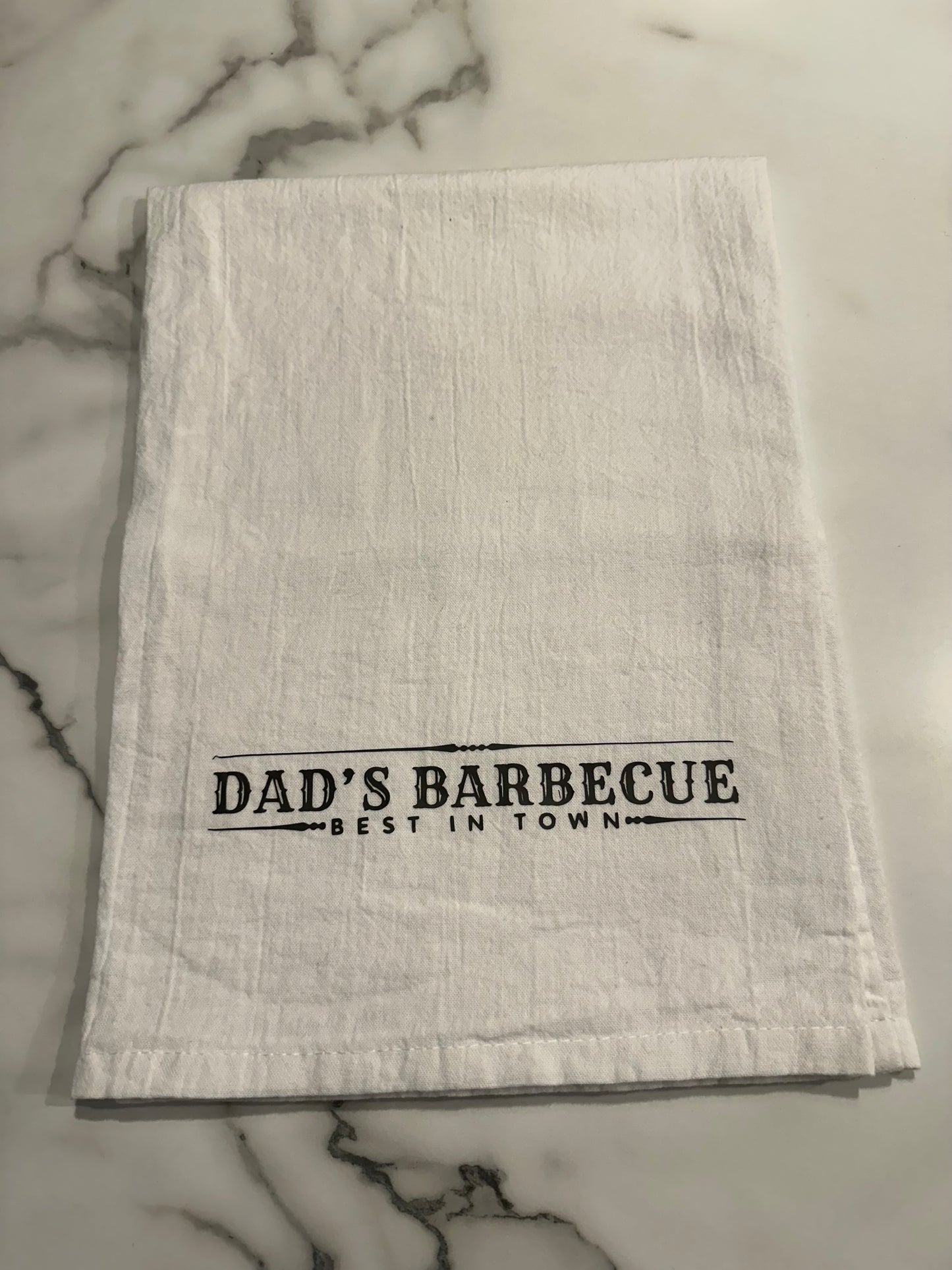 Flour Sack Towel-Dad's Barbecue