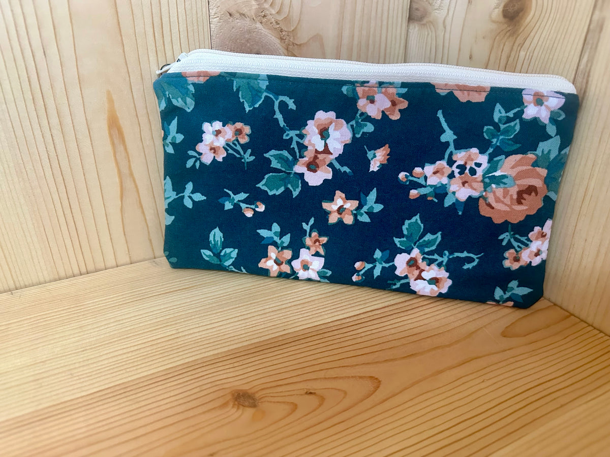 Handmade 100% Cotton Zipper Pouch | Everyday Organizer