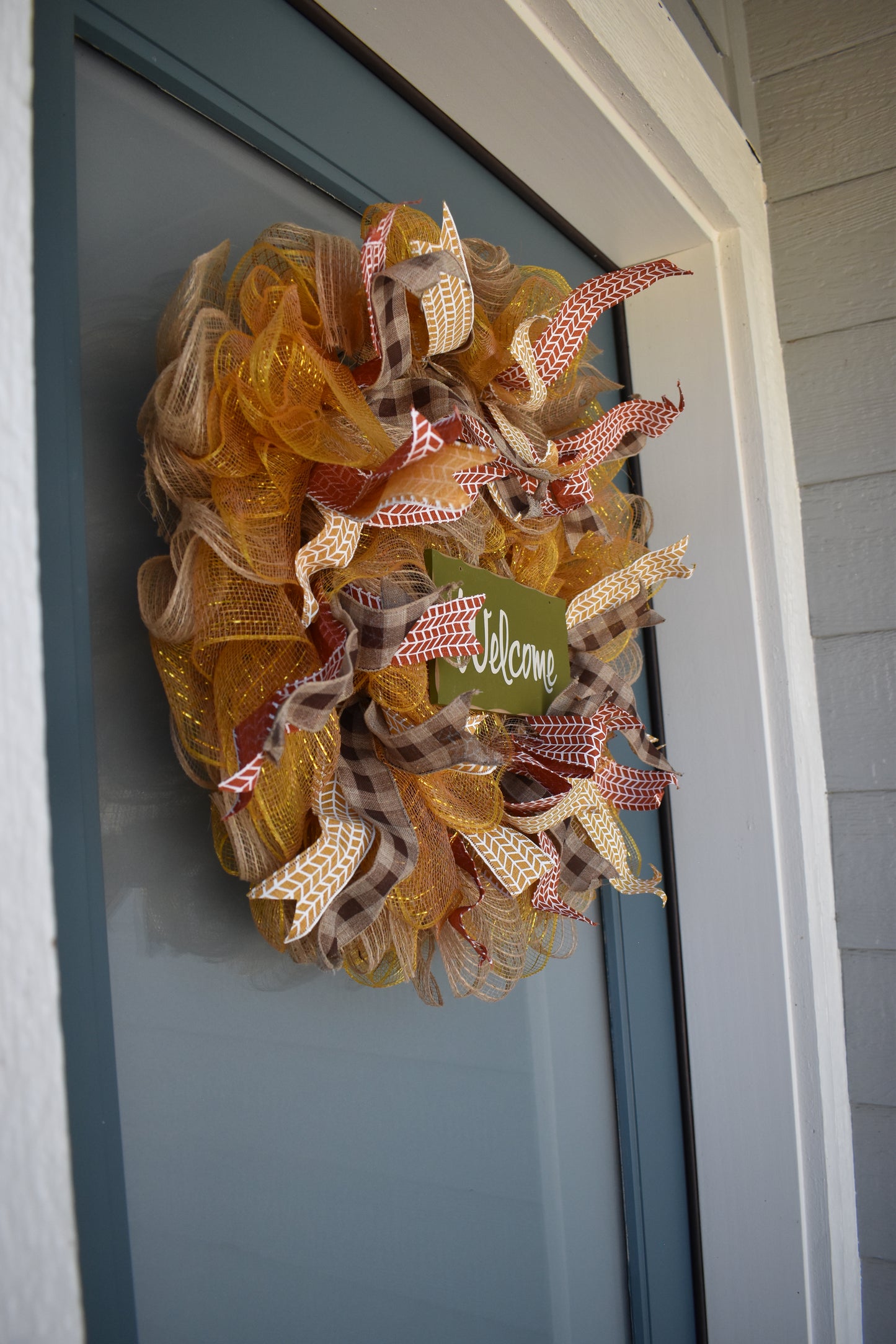 Wreath - Fall Themed Welcome