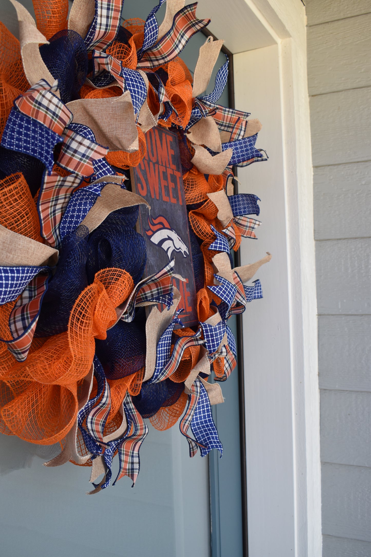 Wreath - Broncos Home Sweet Home