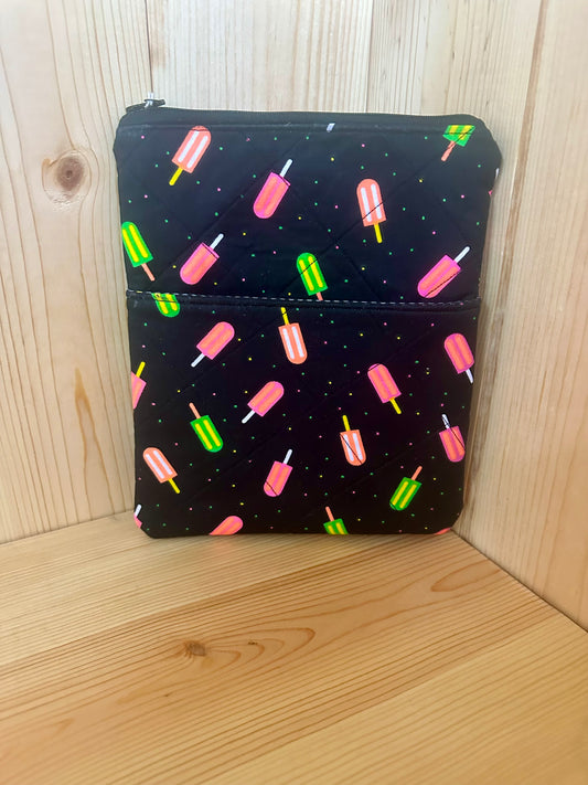 Quilted Kindle & Book Sleeve | Handmade Cotton E-Reader Case