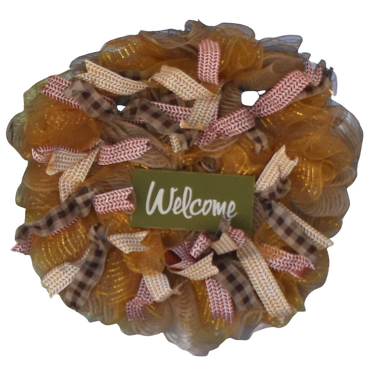 Wreath - Fall Themed Welcome