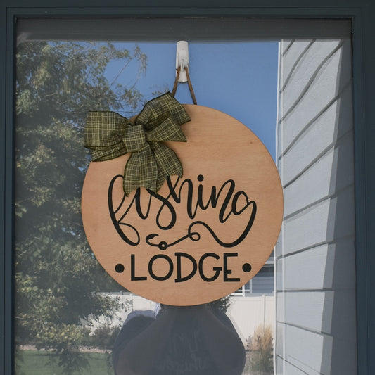 Door Sign - Fishing Lodge