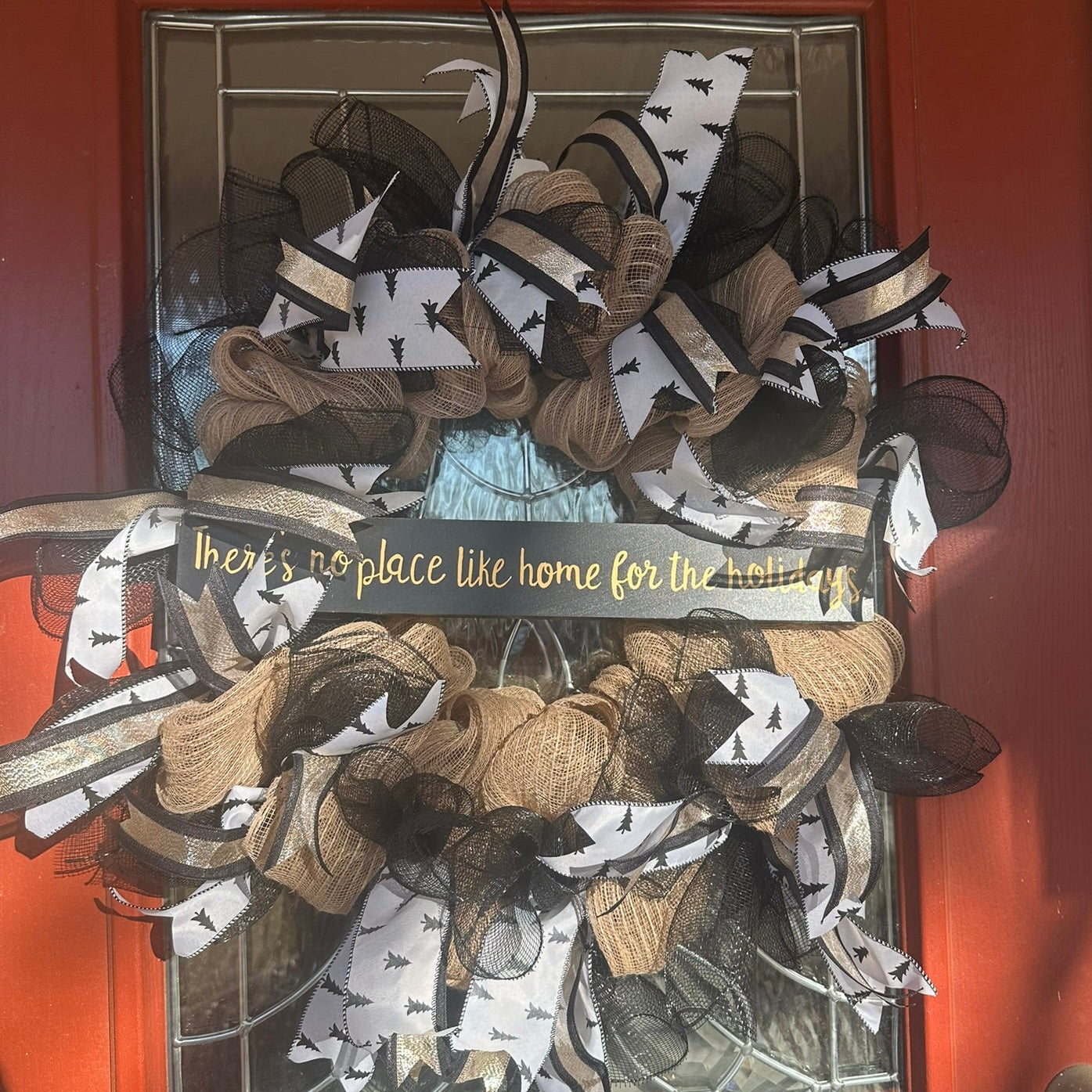 There's No Place Like Home For the Holidays Wreath