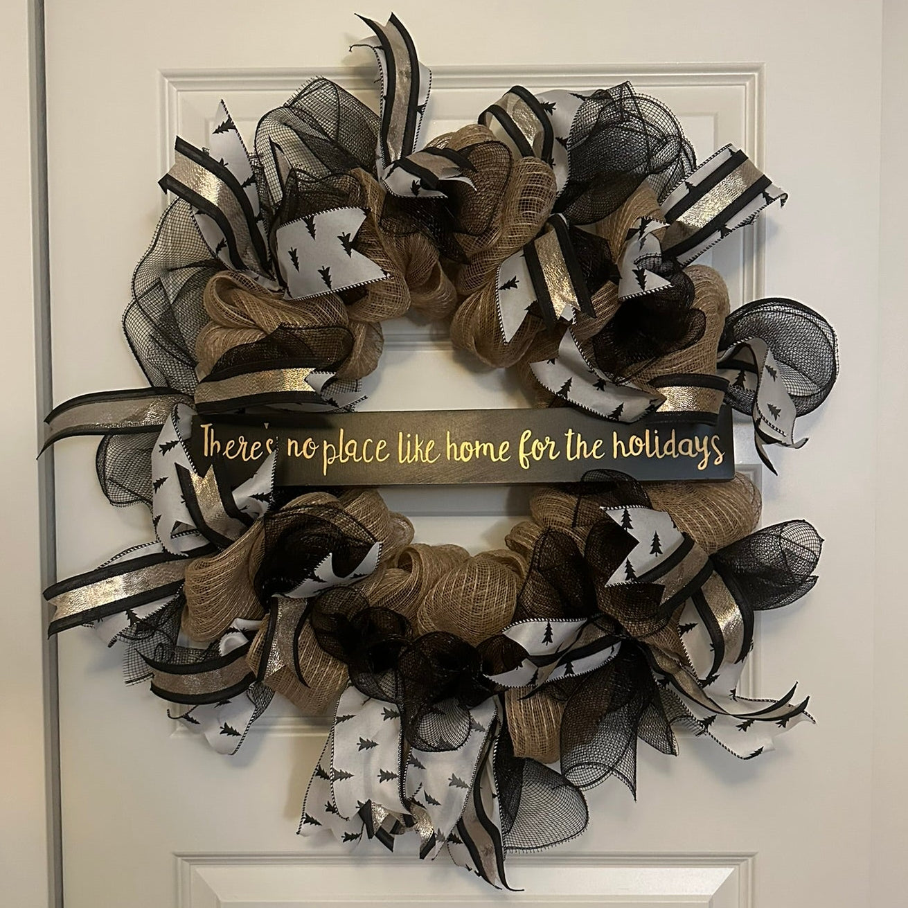 There's No Place Like Home For the Holidays Wreath