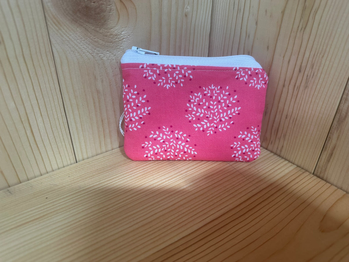 Handmade 100% Cotton Coin Pouch | Small Zipper Wallet