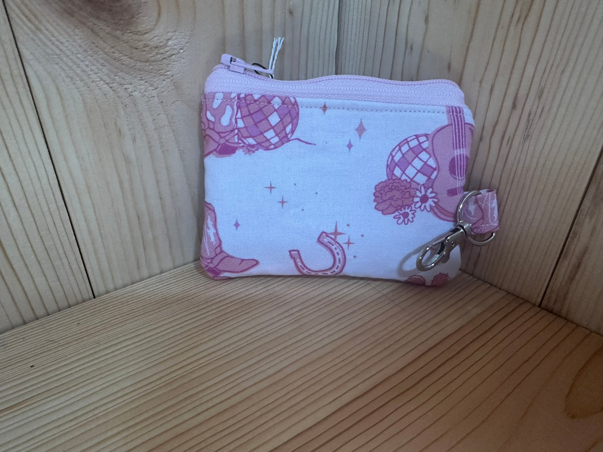 Handmade 100% Cotton Coin Pouch | Small Zipper Wallet