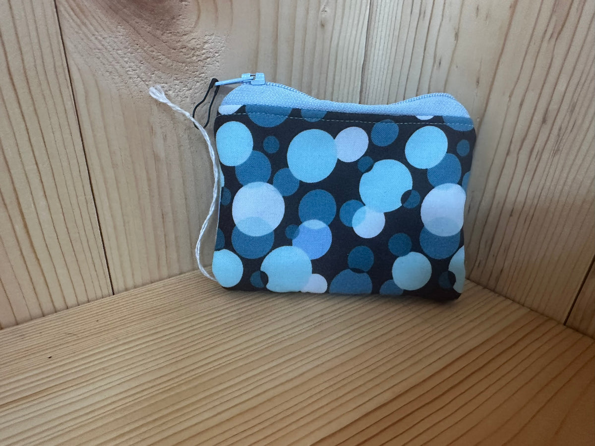 Handmade 100% Cotton Coin Pouch | Small Zipper Wallet