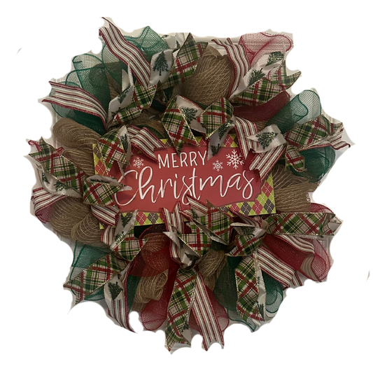Merry Christmas Wreath