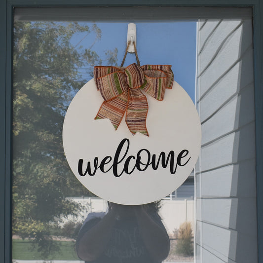 Door Sign - Welcome